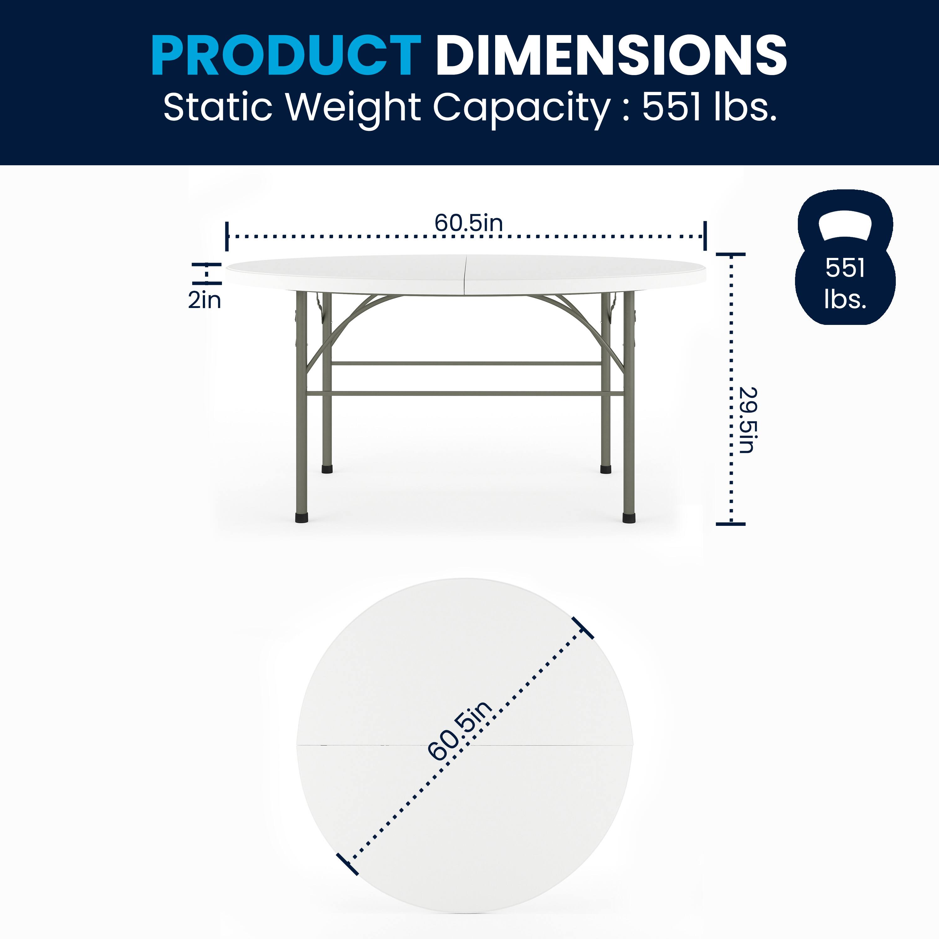 PRODUCT DIMENSIONS  
Static Weight Capacity: 551 lbs.  
60.5in  
2in  
551 lbs.  
29.5in  
60.5in