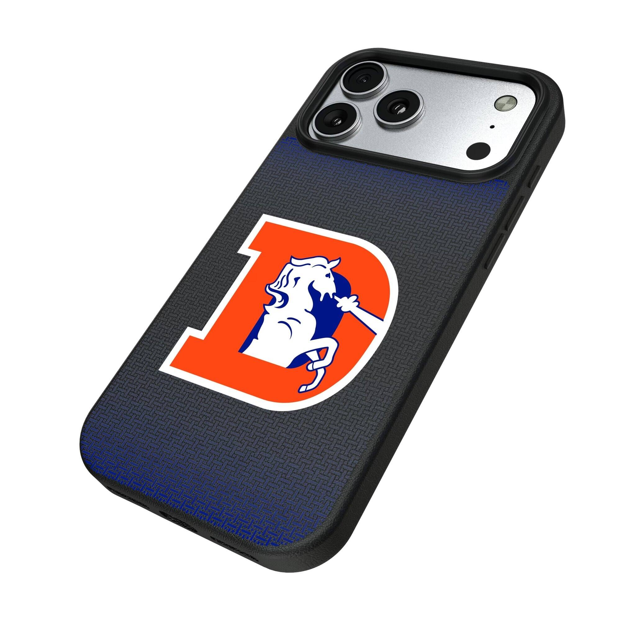 Alt View 1. Keyscaper - Linen Logo iPhone Magnetic Bump Case - 15 Pro - Black.