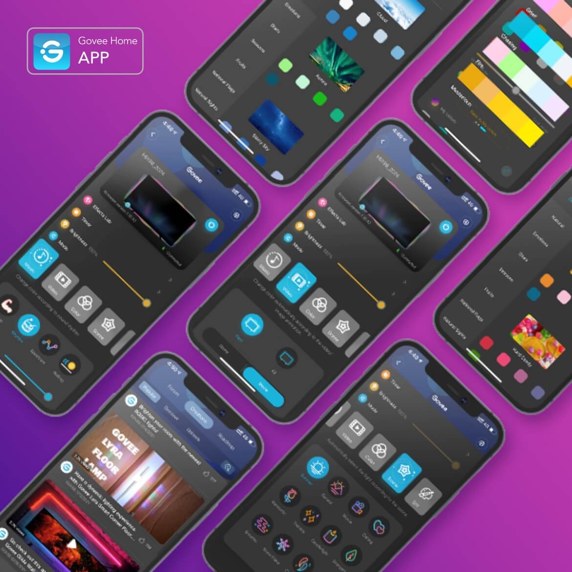 Govee Home APP

Mo Ge Goene check Bmudors San Govee Home Seoam APP Sul Srea Autea Naun i Sights 4:40 Sery Sy n 2004 Govee a AU Efflect noiectL Tier L Tever Mv Atn Mcd btan 17% Ual - Sa Cex Sreee Soene iome 4:90 Forum Prighten Sig_htur - Chss LYRA GOVEE -ith - FLOOR - w Mae LAMP a o - Govee dths dman Sghrmn Cmer enpeciencs 2 Foor... CRA Gater Chesinn Fi Motrian + 2024 Govre # Katral Envlons Um Stes Sace Thale natural natratTan Sigra 4.49 < Trew stacke bipees Govee al Ceer Dens