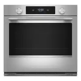 KitchenAid - 30" Smart Built-In Single Electric Convection Wall Oven with Assisted Cook Cycles - Stainless Steel