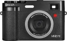 MINOLTA AUTOFOCUS UHD MINOLTA LENS - 8 F/2.2 0.1m f=3.37mm I MND70