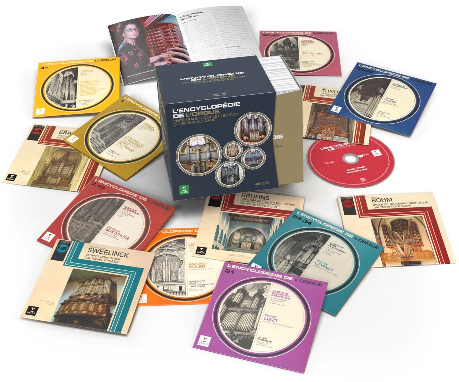 Marie-Claire Alain - L'encyclopedie De L'orgue (Erato) - Complete   - COMPACT DISCS [CD] price history on PriceWatchPro