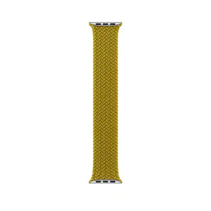 Front. Apple - Apple Watch Band Braided Solo Loop 46Mm Chartreuse SERIES 10 / 11 MY443AM/A Sz 7 - Chartreuse.