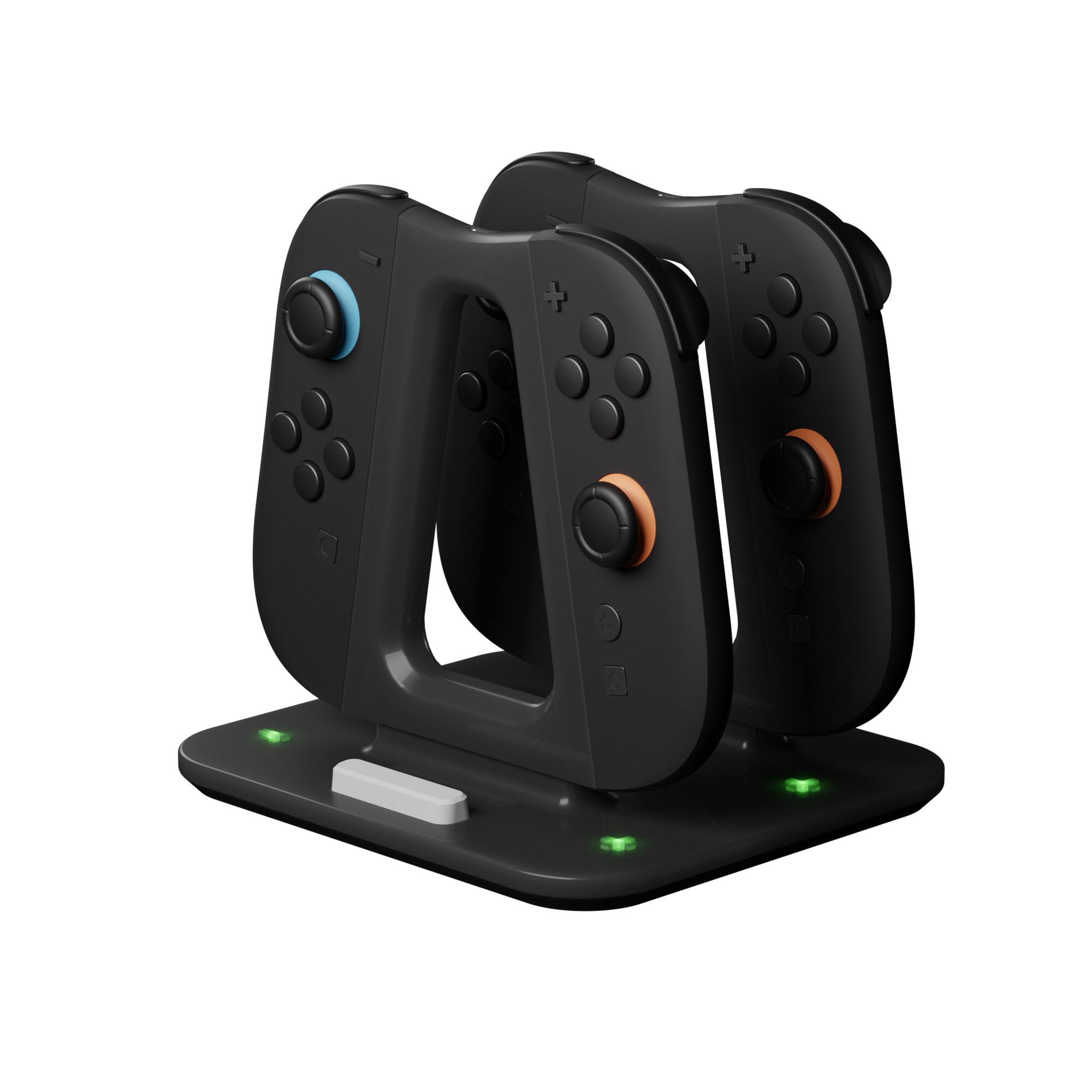 Left. Genki - Dual Wield Charging Station and Grips for the Nintendo Switch 2.
