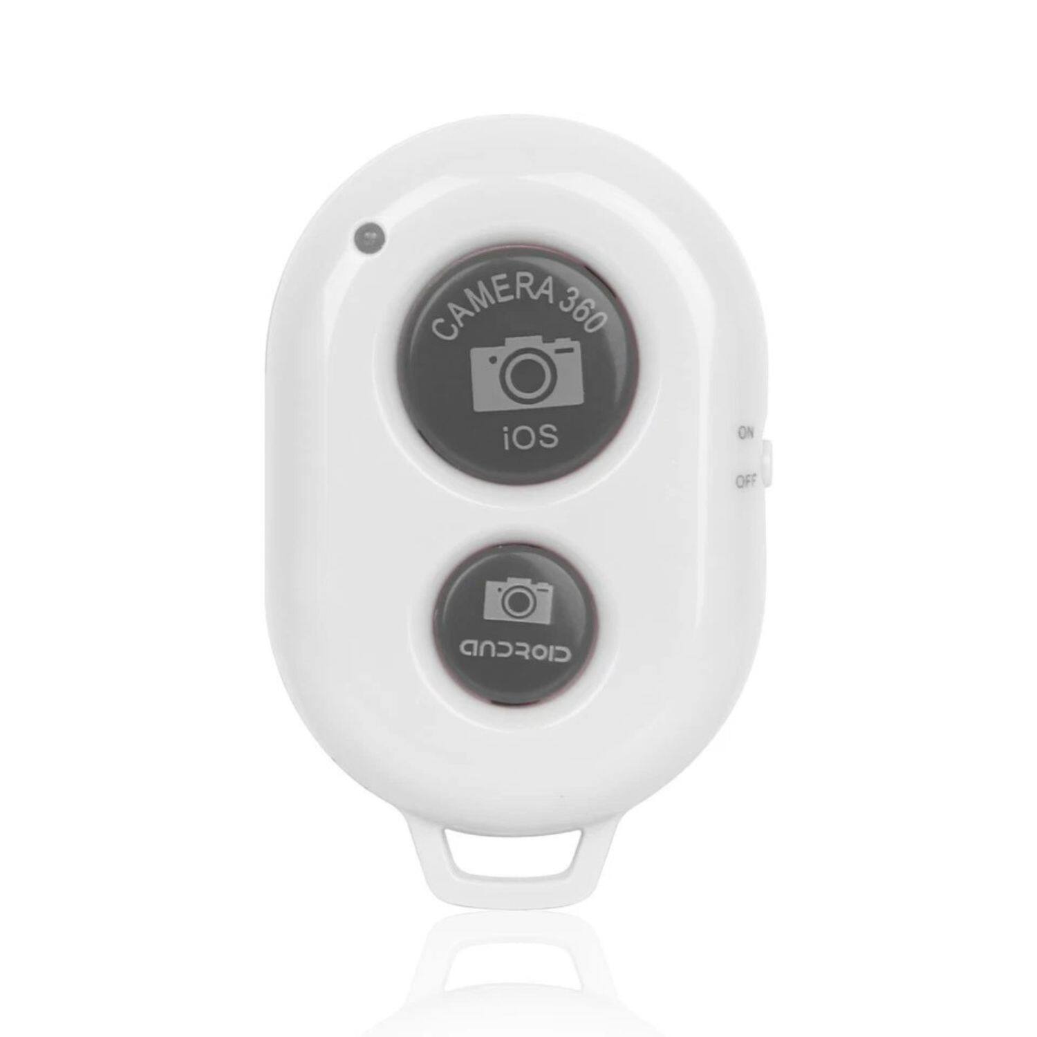 Stock Preferred - Wireless Remote Control Selfie Camera Shutter for Monopod White