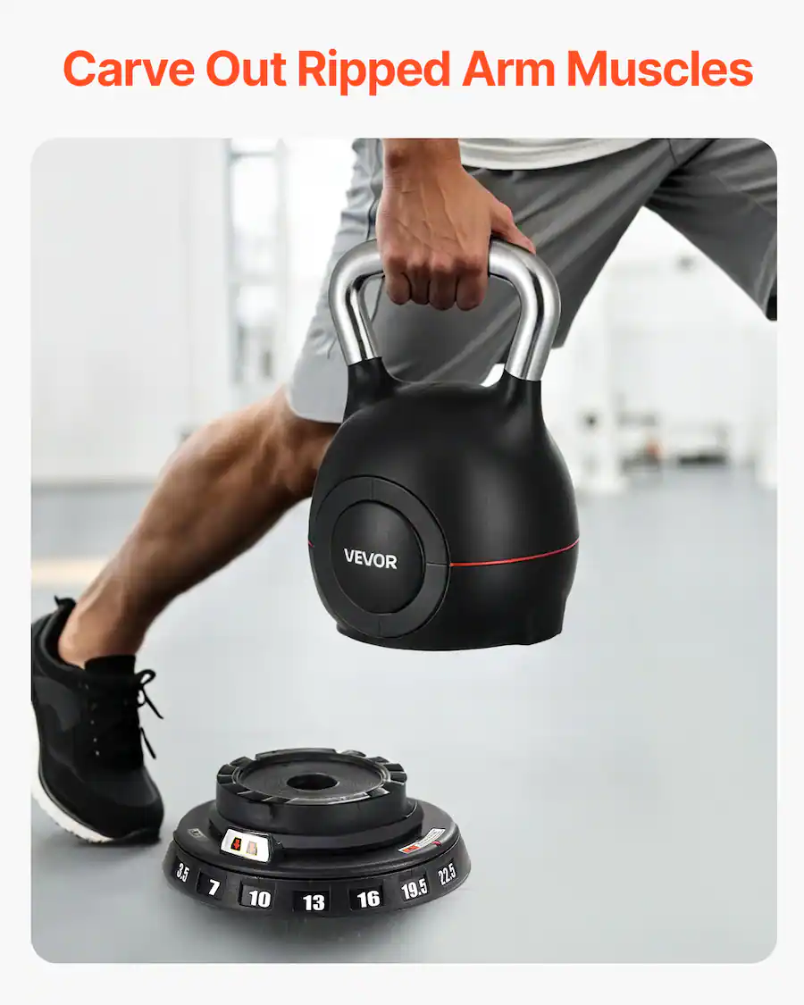Kettlebell Kings Kettlebell Gewichte - Pulverbeschichtet, 4-48KG | Für Frauen & Männer