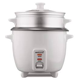 Brentwood - 15 Cup Rice Cooker / Non-Stick with Steamer - White