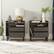 Alt View 17. Walker Edison - Boho Solid Wood Nightstand (set of 2) - Black.