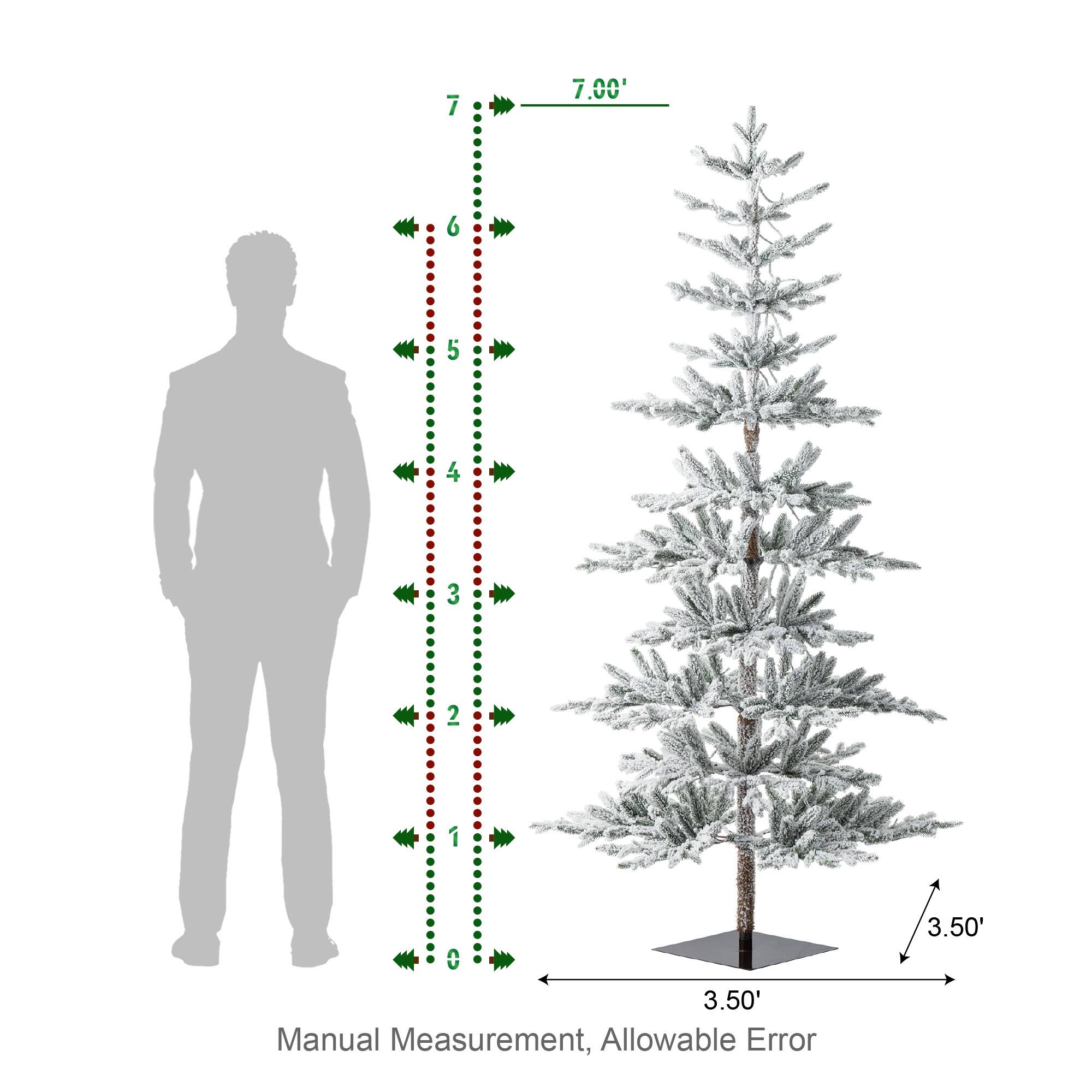 7' 00" UV  
6  
5  
4  
3  
2  
1  
3.50"  
Manual Measurement, Allowable Error