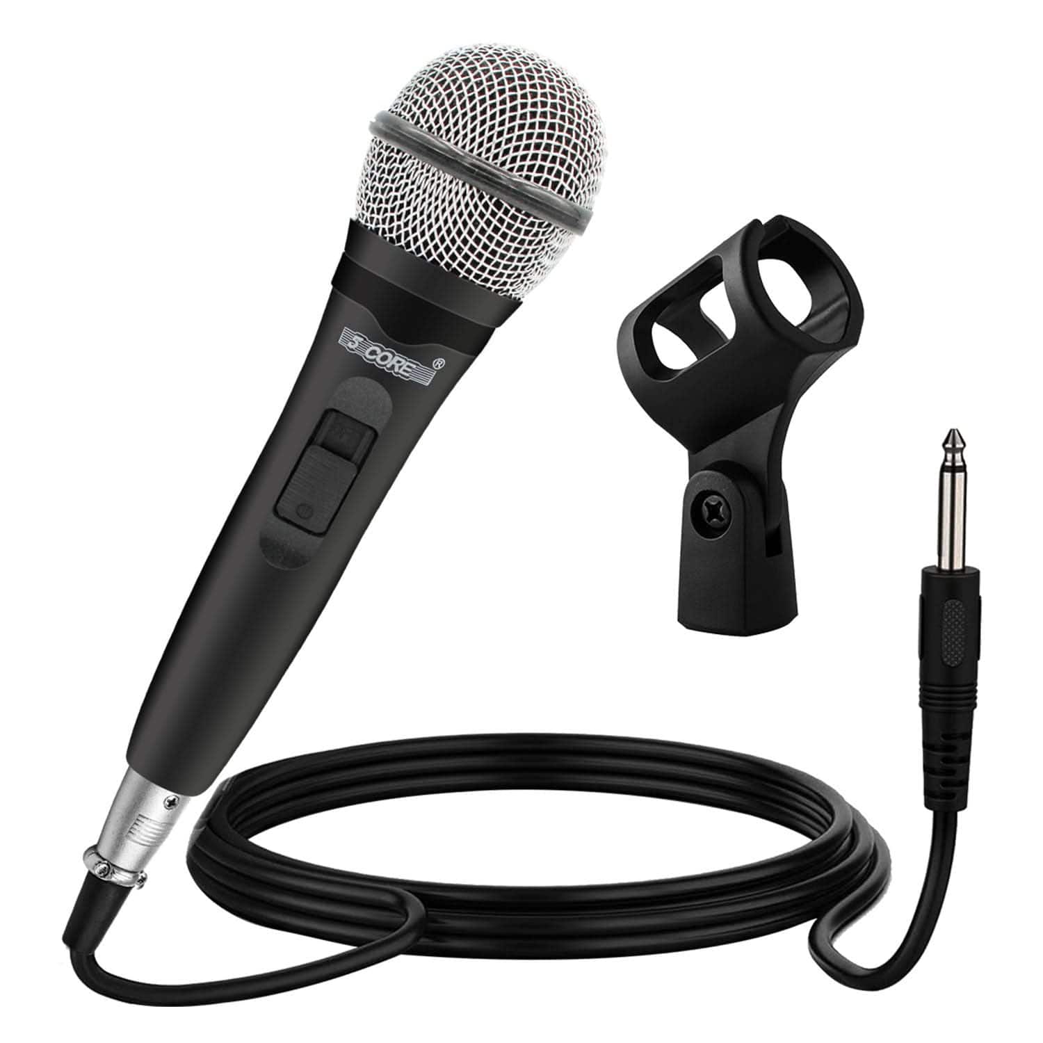 Front. 5 CORE - XLR Microphone Dynamic Mic Karaoke Singing Studio Mics Handheld -PM 600.