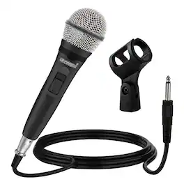 5 CORE - XLR Microphone Dynamic Mic Karaoke Singing Studio Mics Handheld -PM 600
