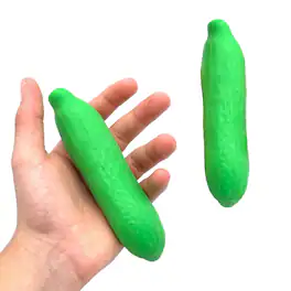 Puka Creations - Pickle Squishy 5.5-Inch Stress Reliever | 1 Piece - Green