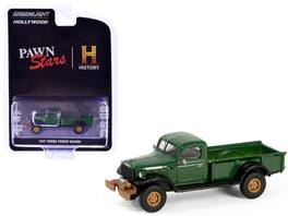 Greenlight - 1947 Dodge Power Wagon Pickup Green/Black "Pawn Stars" TV Series "Hollywood Series" Release 42 1/64 - Green Metallic And Black