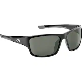 Flying Fisherman - Sand Bank Sunglasses - Matte Black/Smoke