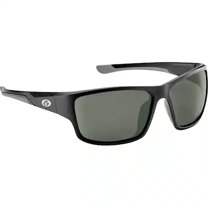 Front. Flying Fisherman - Flying Fisherman Sand Bank Sunglasses - Matte Black/Smoke - Matte Black/Smoke.
