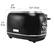 Alt View 12. Haden - Heritage 2 Slice Toaster - Black and Chrome.