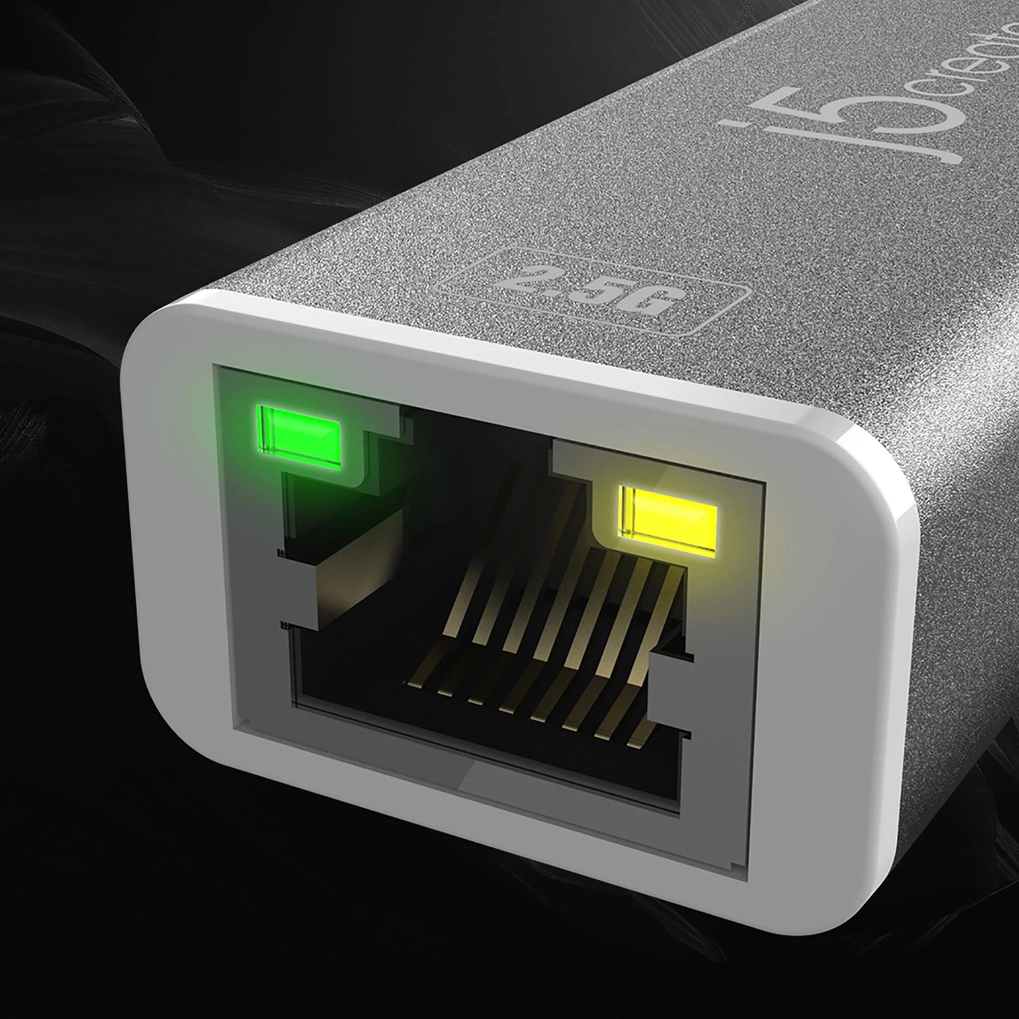Alt View 11. j5create - USB-C to 2.5G Ethernet Adapter - Silver.