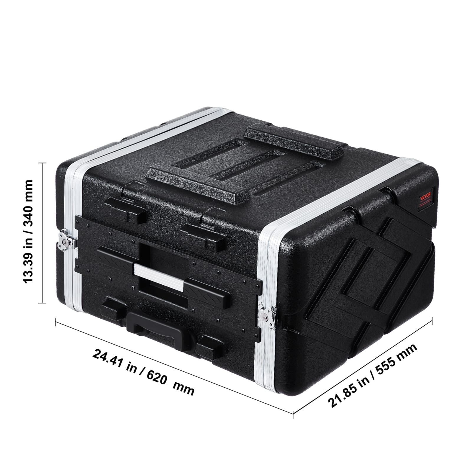 VEVOR 6U Rack Case, Standard 19 in Depth, Server Rack Cabinet with