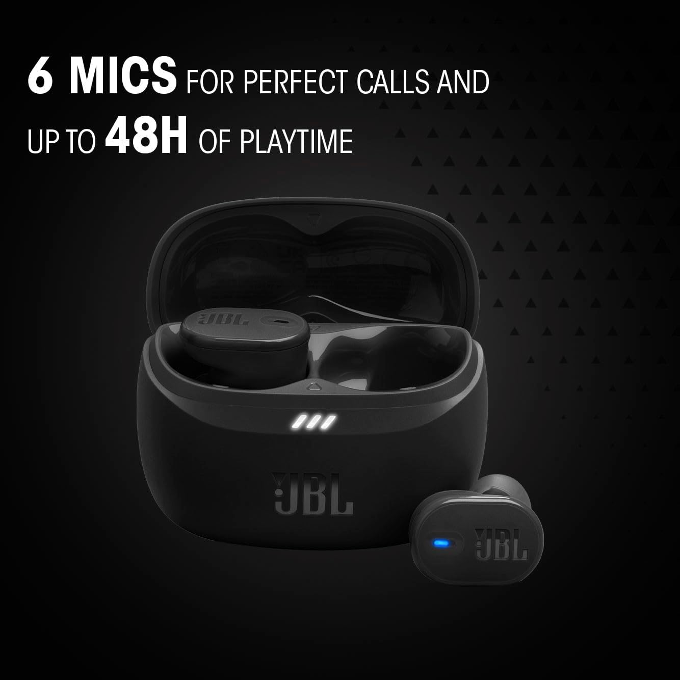 6 MICS FOR PERFECT CALLS AND UP TO 48H OF PLAYTIME - JBL