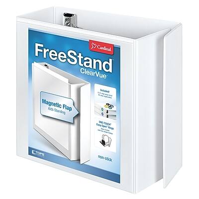 Cardinal FreeStand ClearVue  
Magnetic Flap  
Anti-Sticking  
Double-Sided  
Easy to Use  
Non-Stick  
6" x 7"