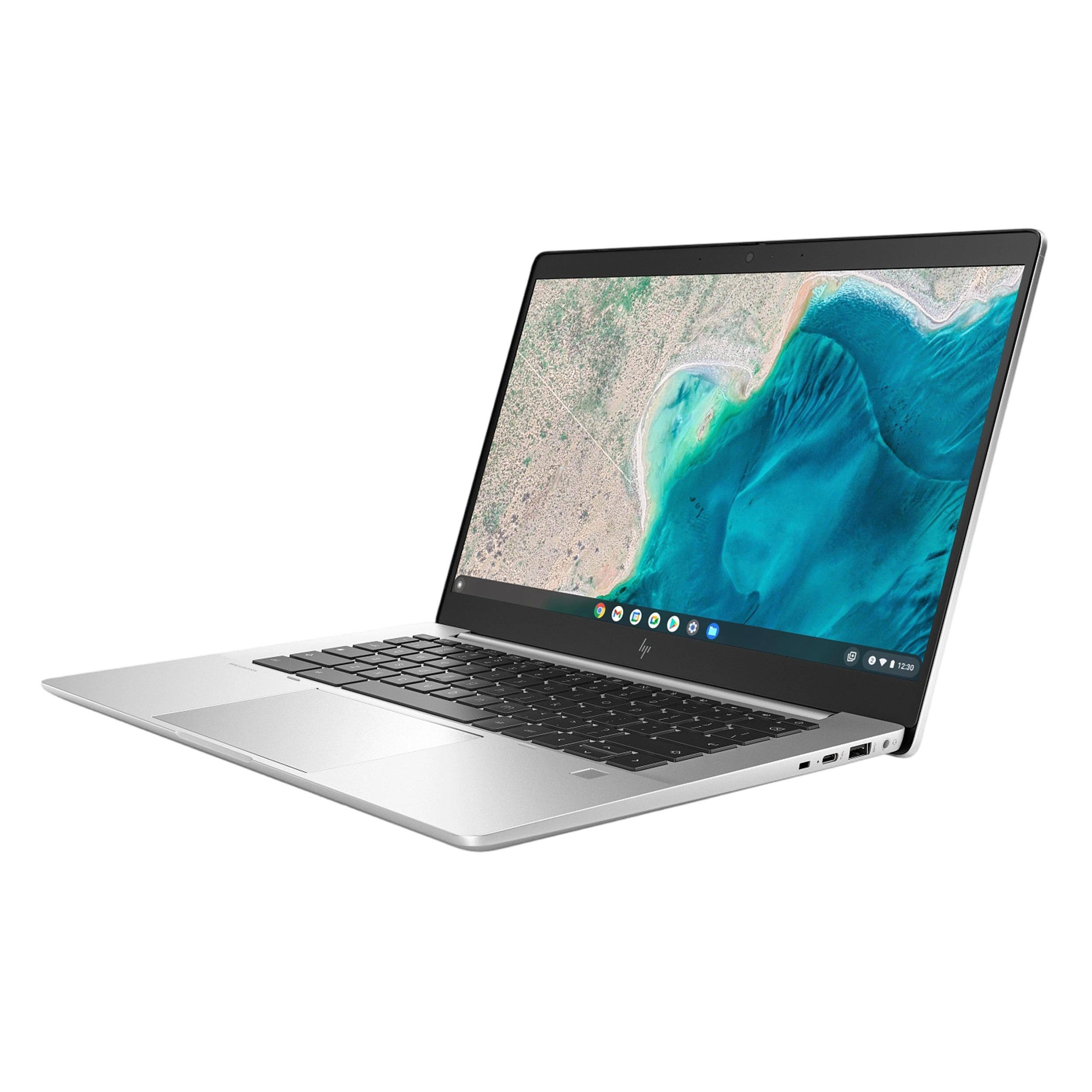 Alt View 1. HP - HP Elite c640 14"Chromebook,Intel Core i5 1245U,8GB LPDDR4X,256GB SSD,Chrome OS,Silver - Silver.