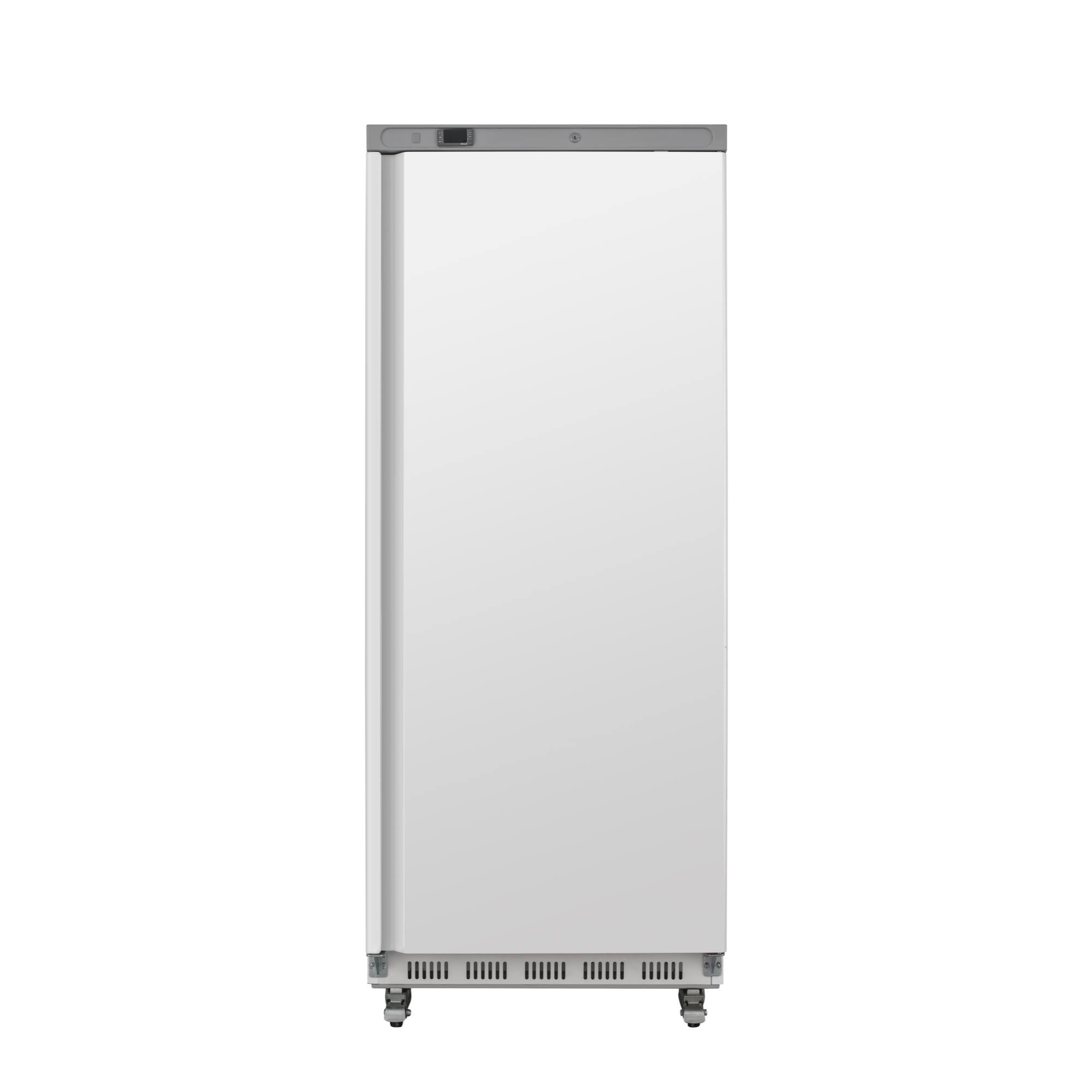 Front. Koolmore - 30 in. Commercial One Door Convertible Reach-In Refrigerator/Freezer with 25 Cu. Ft. Capacity in White, ETL Listed - White.