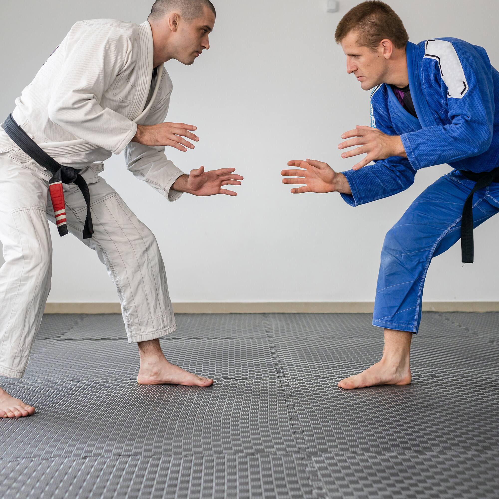 Alt View 3. Everyday Essentials - BalanceFrom Fitness 24 Sq Ft Interlocking EVA Foam Exercise Mat Tiles, Gray - Grey.