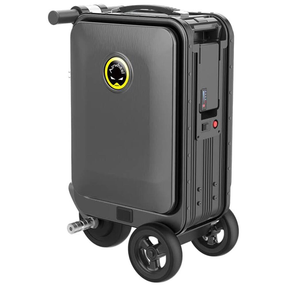 Alt View 1. Airwheel - SE3S Smart Rideable Carry On Suitcase Electric Luggage Scooter For Travel - Black.