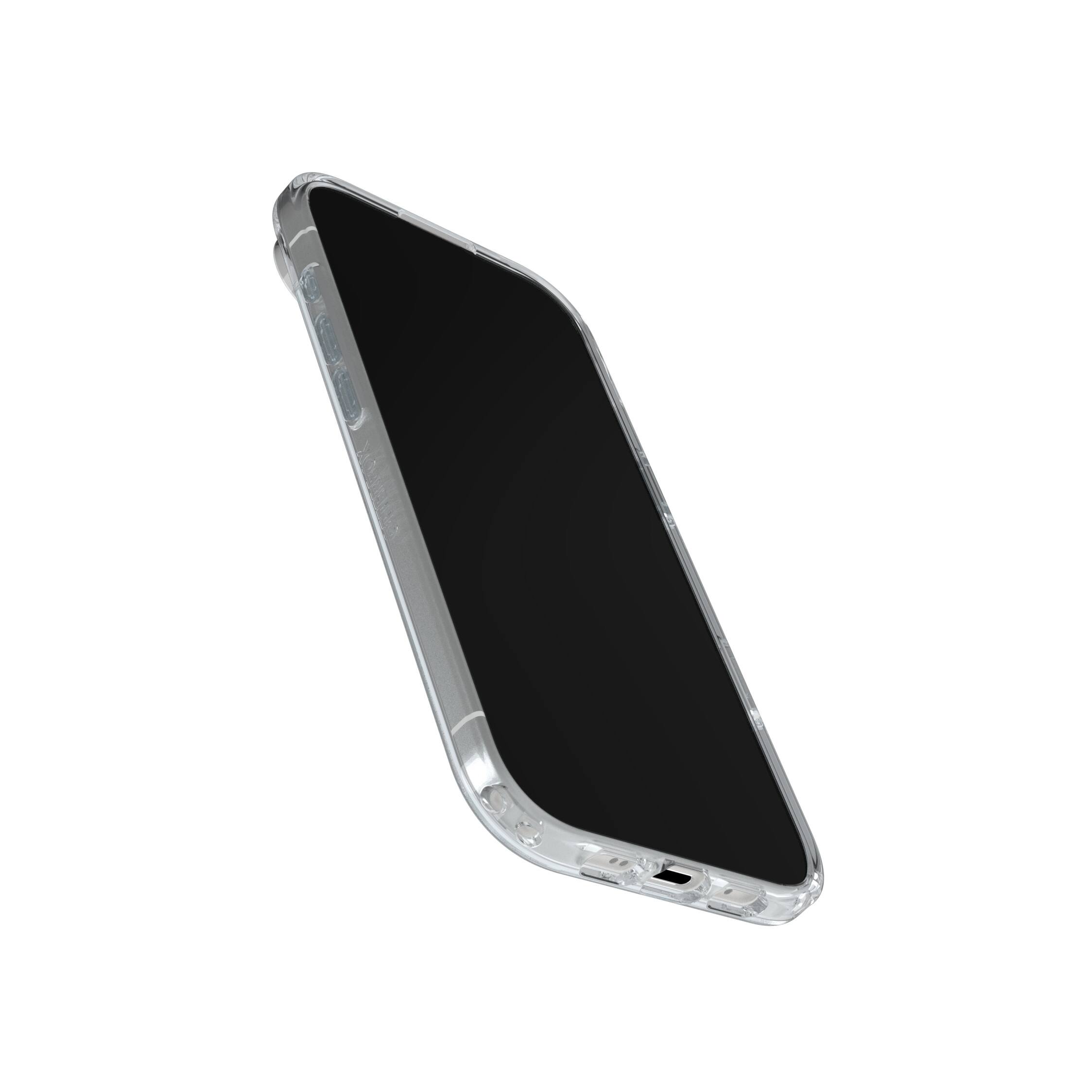 Left. OtterBox - Symmetry Series Hard Shell for iPhone Air - Clear.