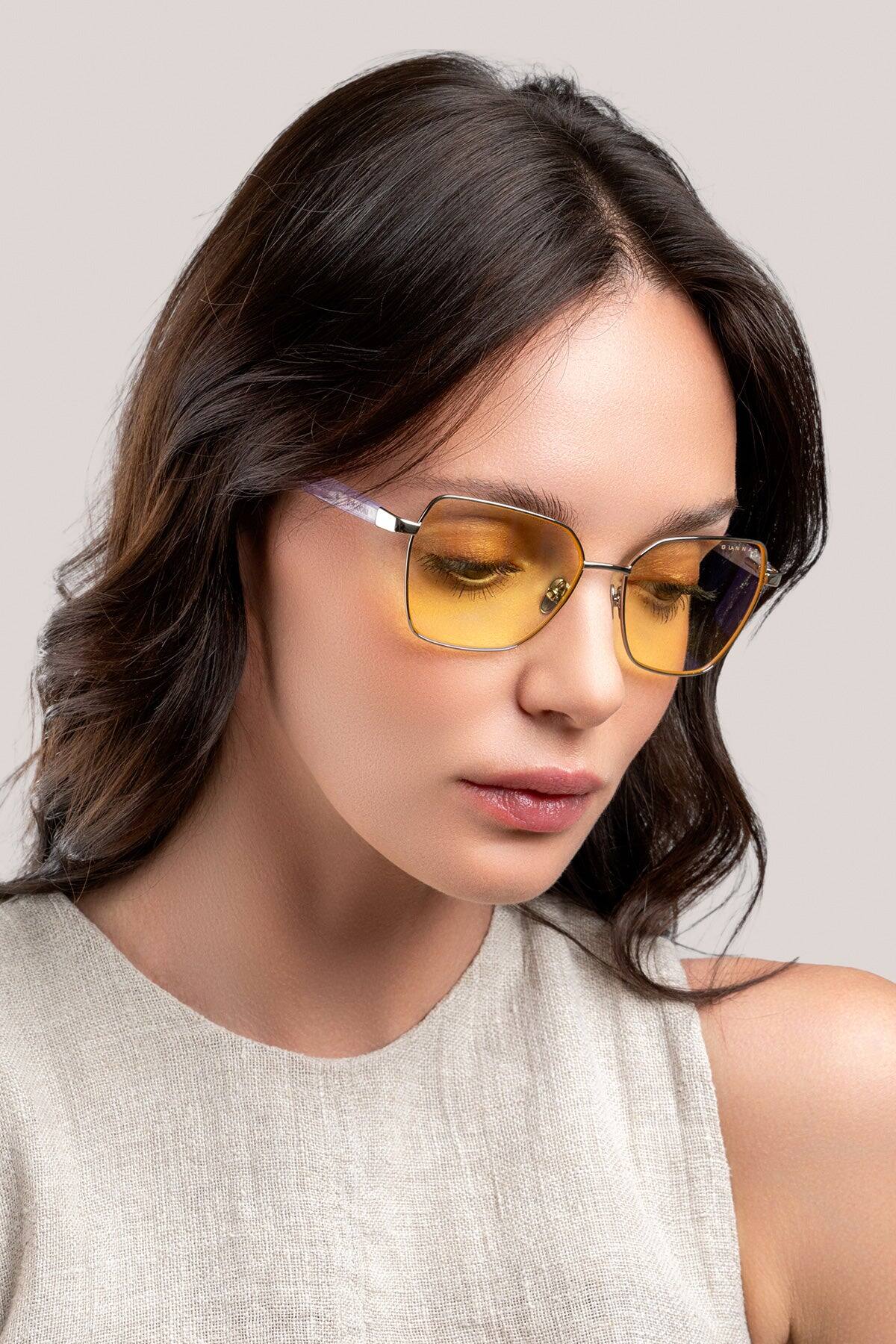 Back. GUNNAR - GUNNAR Computer Glasses  - tokidoki Crystal Kingdom, Lavender Ice, Clear Lens - Blue Light Blocking, Relieve Dry Eye - Lavender Ice.