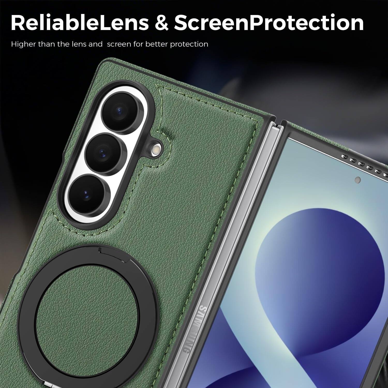 ReliableLens & ScreenProtection  
Higher than the lens and screen for better protection