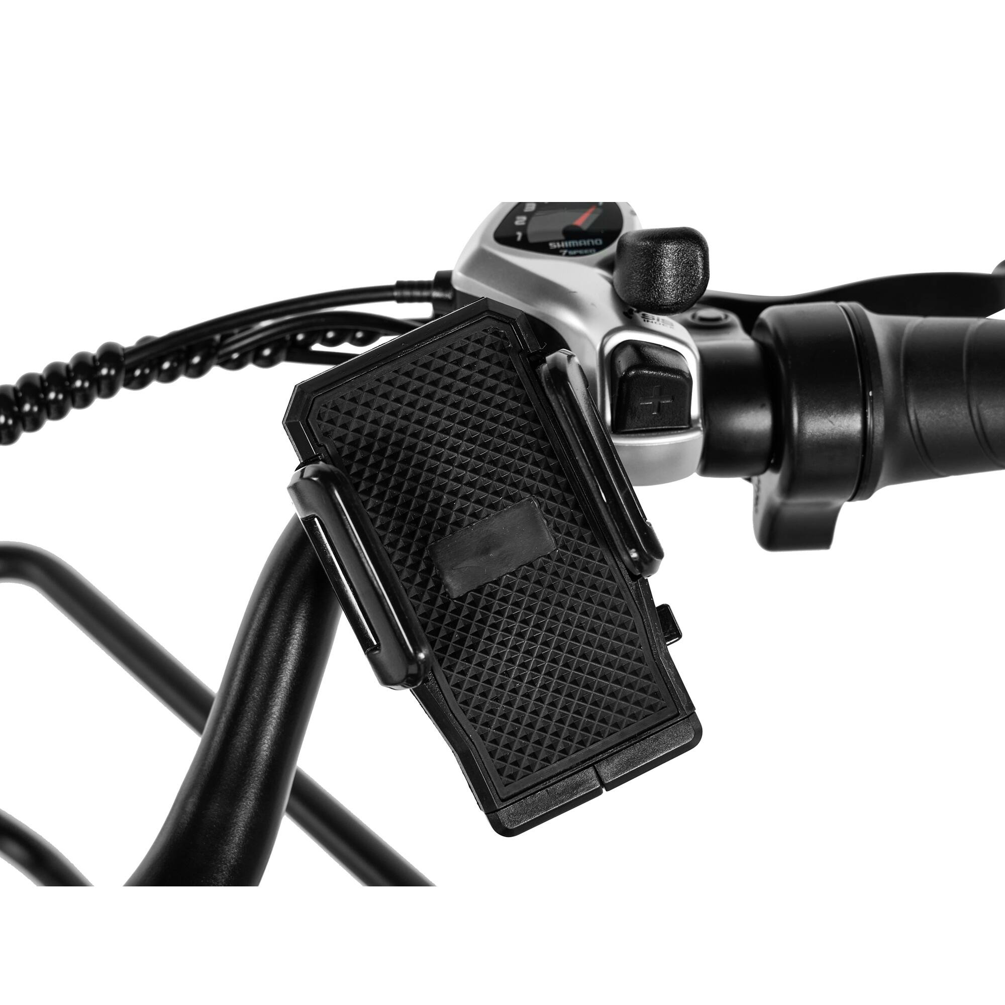 Left. GoPowerBike - GoPowerBike GoVelo Ebike with 20 mph Max Speed & 500W Motor | Black - Black.