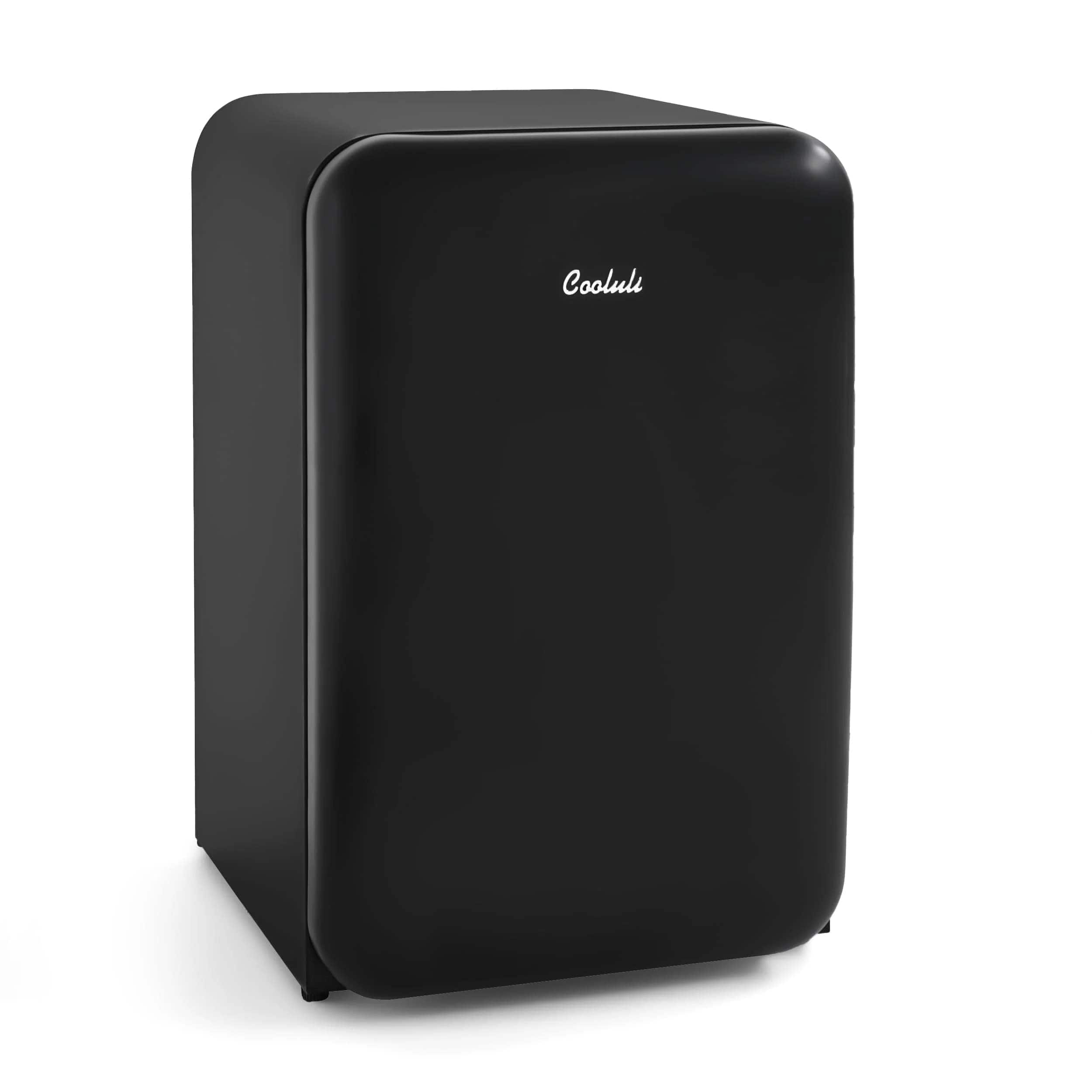 Cooluli - Curve 3.8 cuft Freestanding Compressor Fridge - Black - Front_Zoom