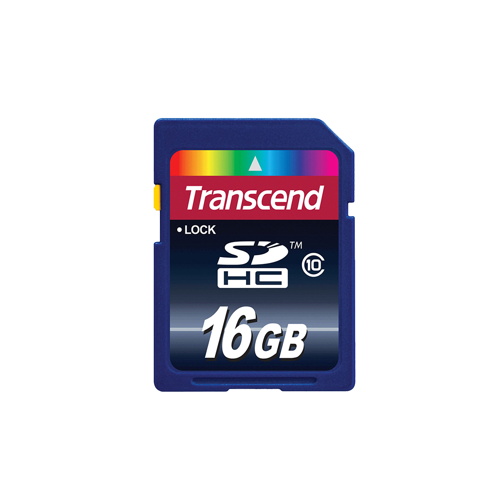 Transcend  
LOCK  
SDHC  
16GB  
10
