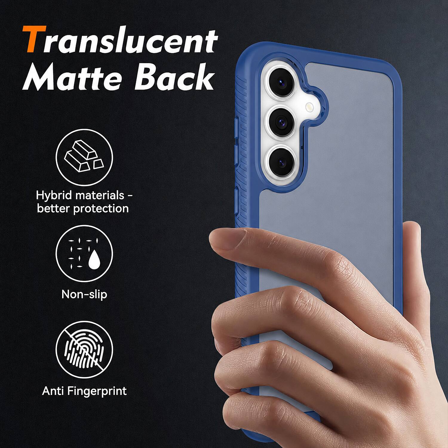 UUCOVER Matte Translucent Case for Samsung Galaxy A57, 360° Full Body ...