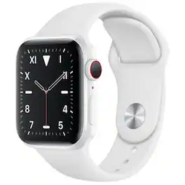 Refurbished Excellent - Apple Watch Series 5 Ceramic 44mm A2095 (GPS + Cellular) - White - (2019)