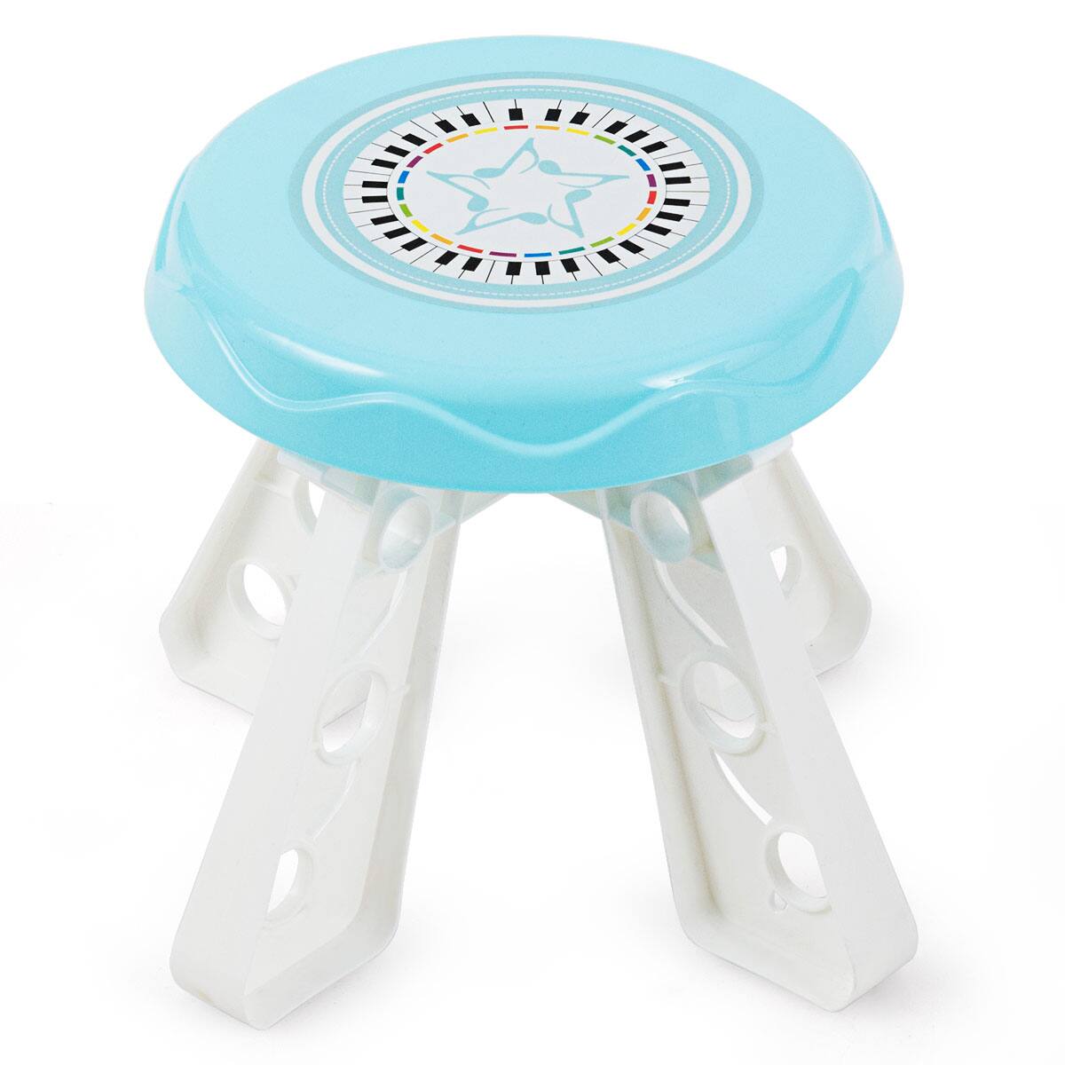 Alt View 20. Costway - 37-Key Kids Piano Keyboard Playset Electronic Organ Light - Blue.