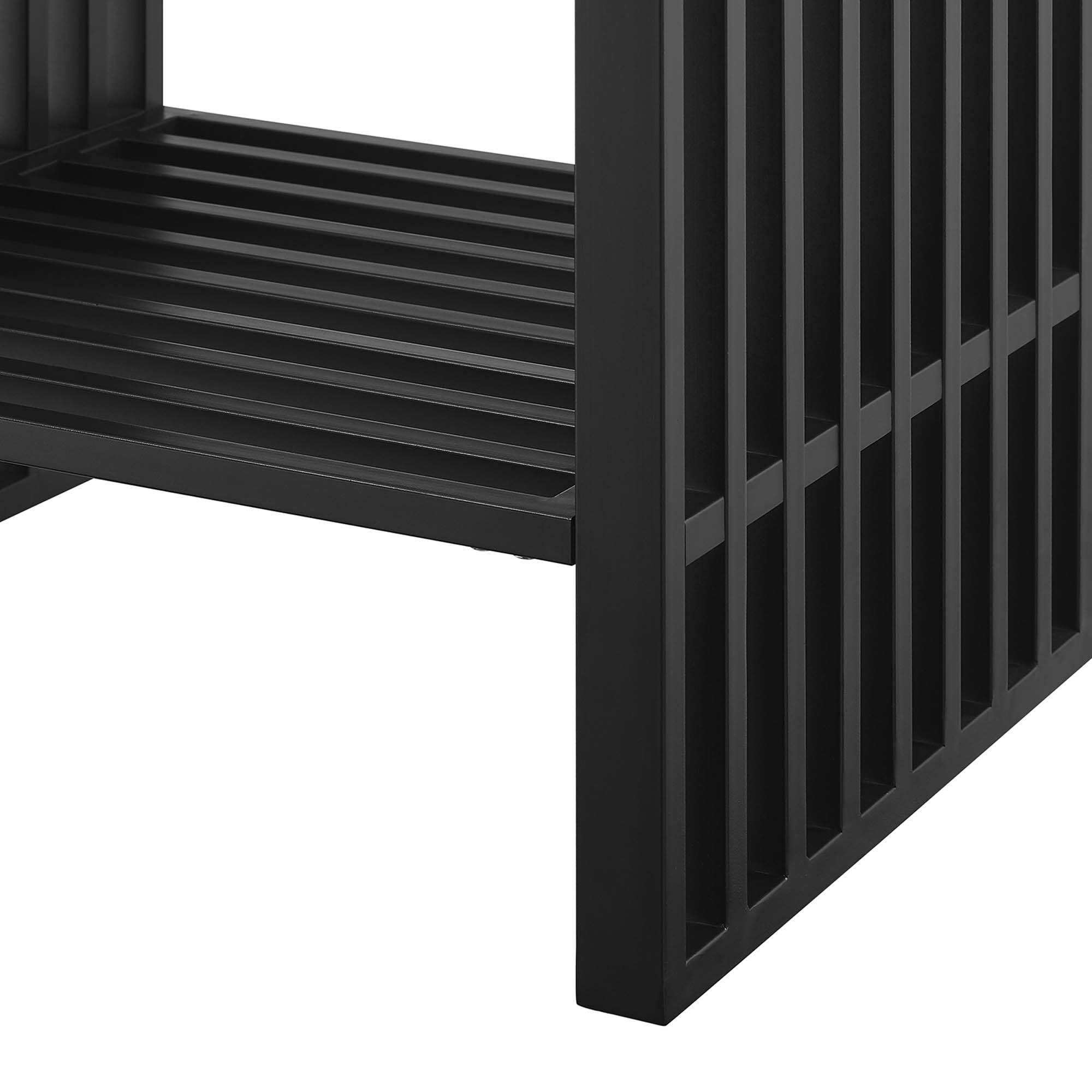 Alt View 5. Modway - Gridiron Bathroom Vanity Basin Included by Modway - White Black.