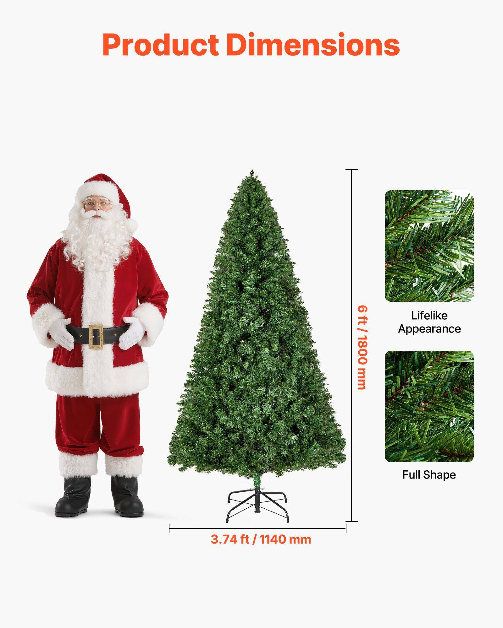 Product Dimensions

6 ft / 1800 mm

3.74 ft / 1140 mm

Lifelike Appearance

Full Shape
