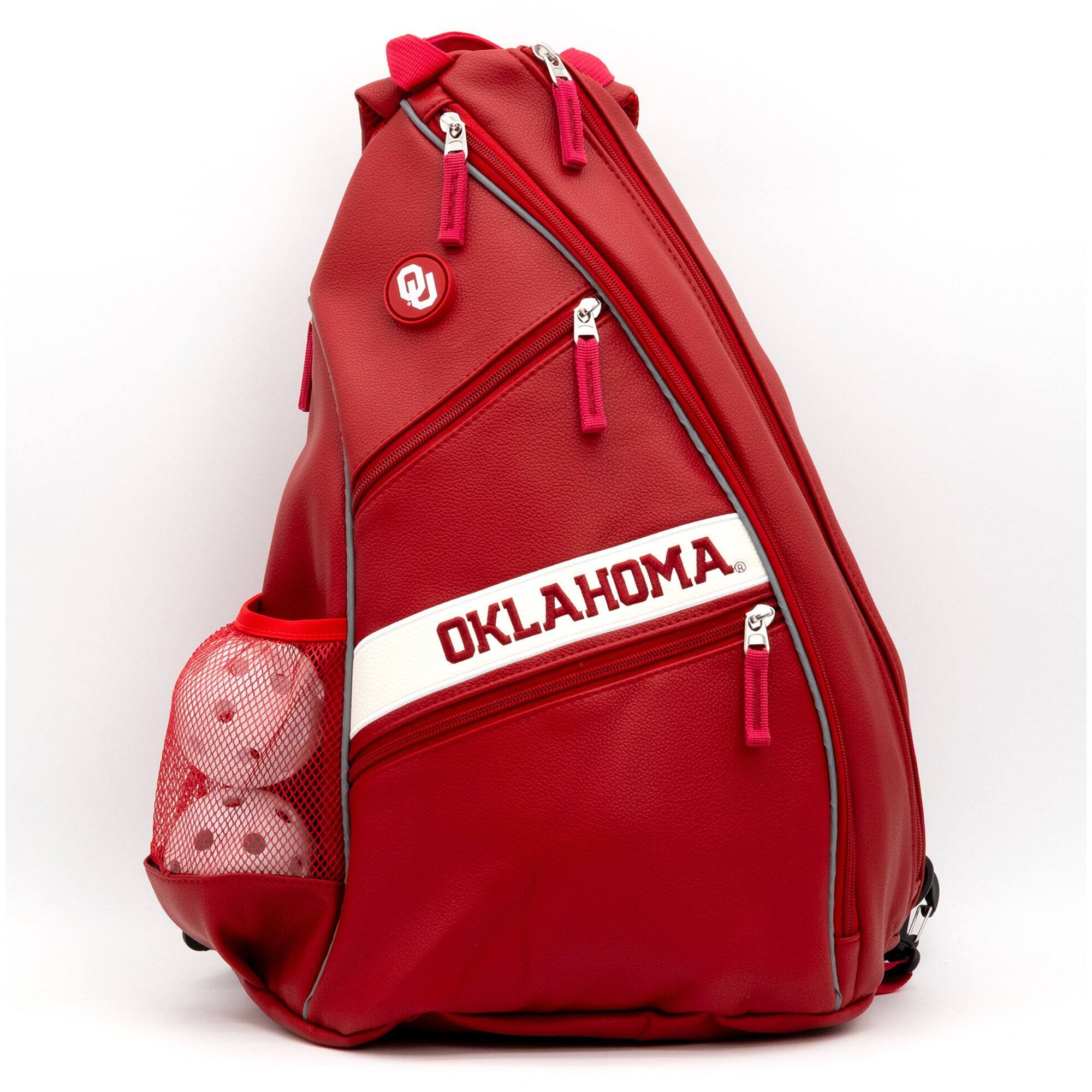 Alt View 3. Team Golf - Oklahoma Sooners Embroidered Team Pickleball Backpack - Multicolor.