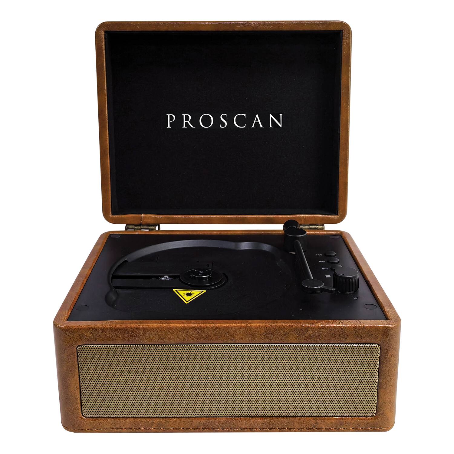 Proscan - Prcd699bt- Portable Suitcase-style Bluetooth Cd Player - Brown