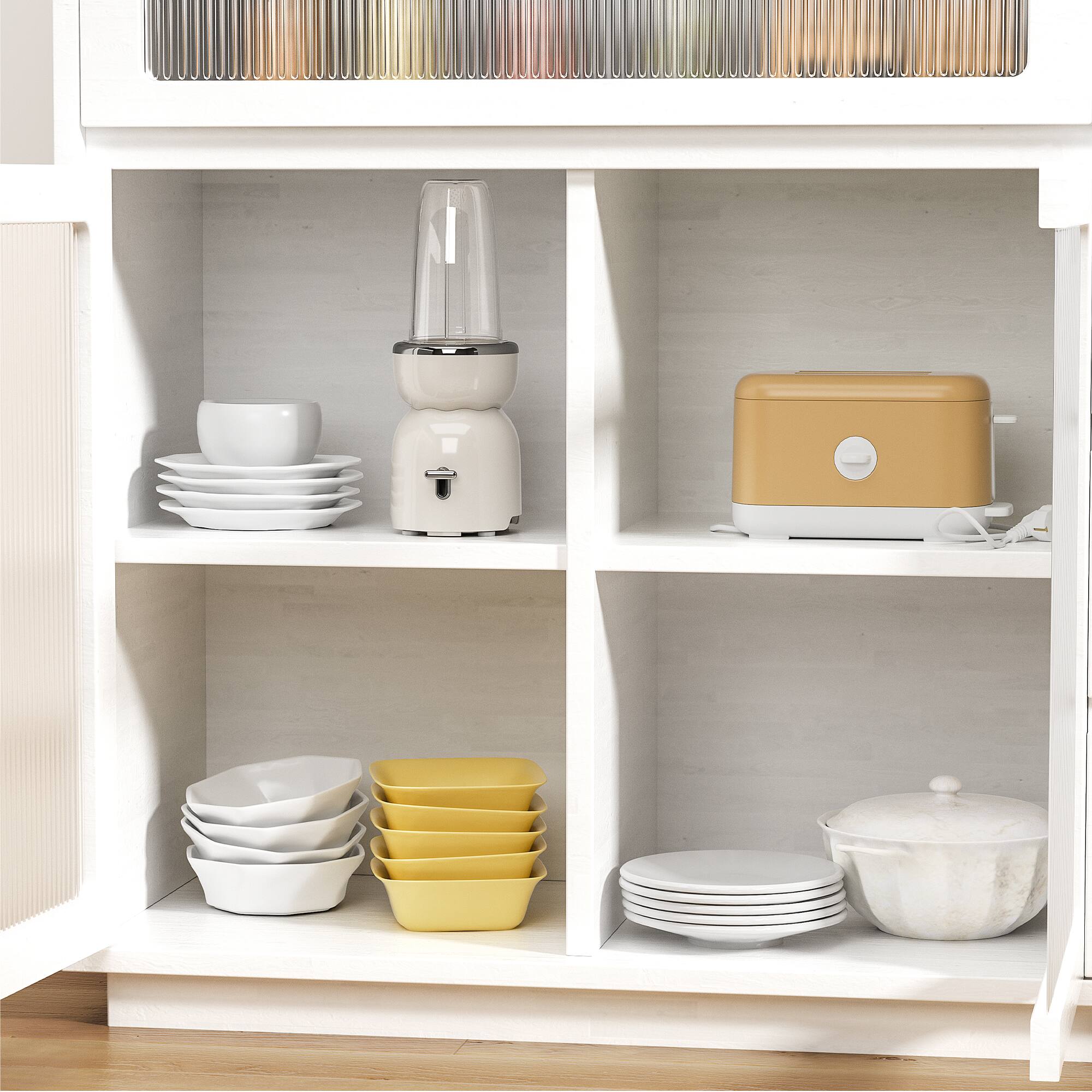 Alt View 5. Sugift - SUGIFT 6 Piece Set Juicer, Blender - White.