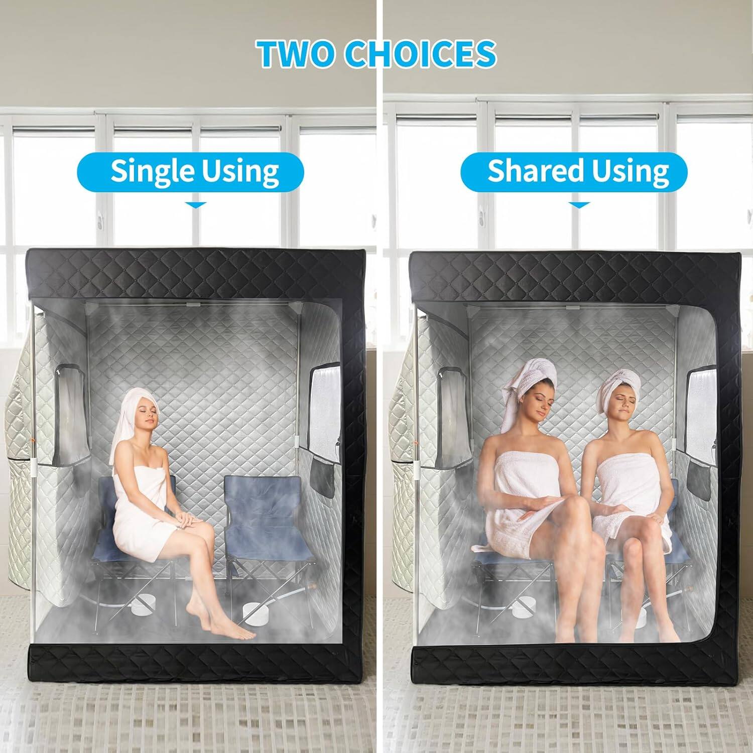 TWO CHOICES

Single Using

Shared Using
