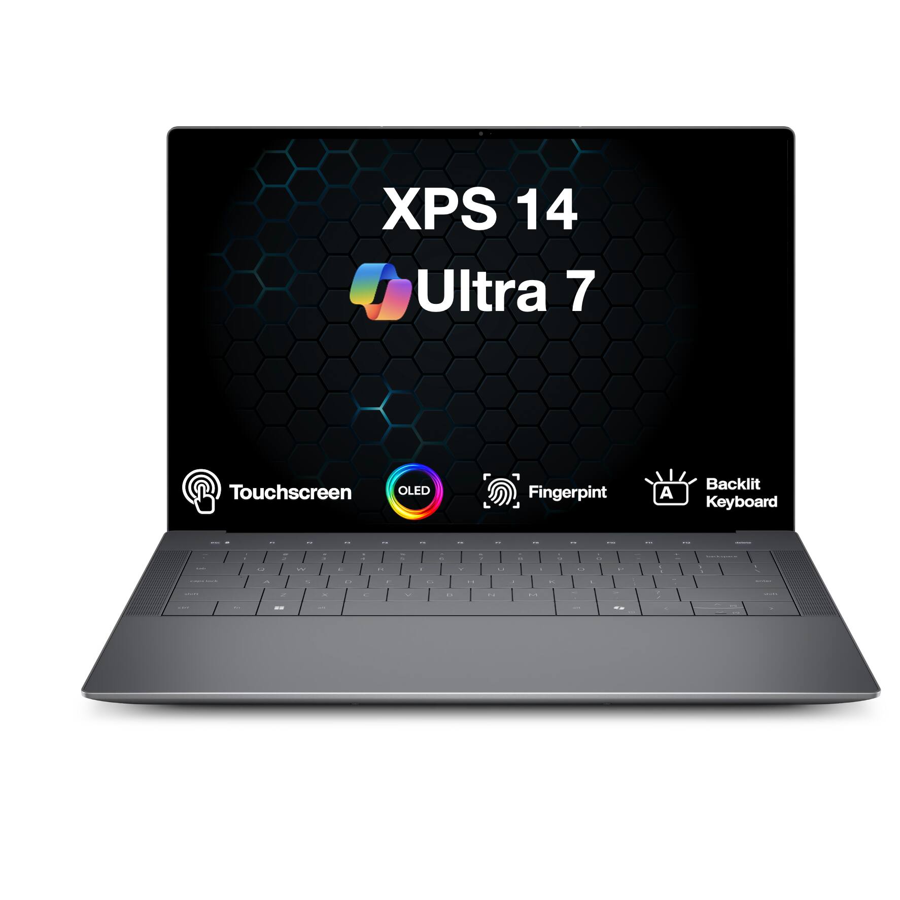 XPS 14 Ultra 7 Touchscreen OLED Fingerprint Backlit Keyboard