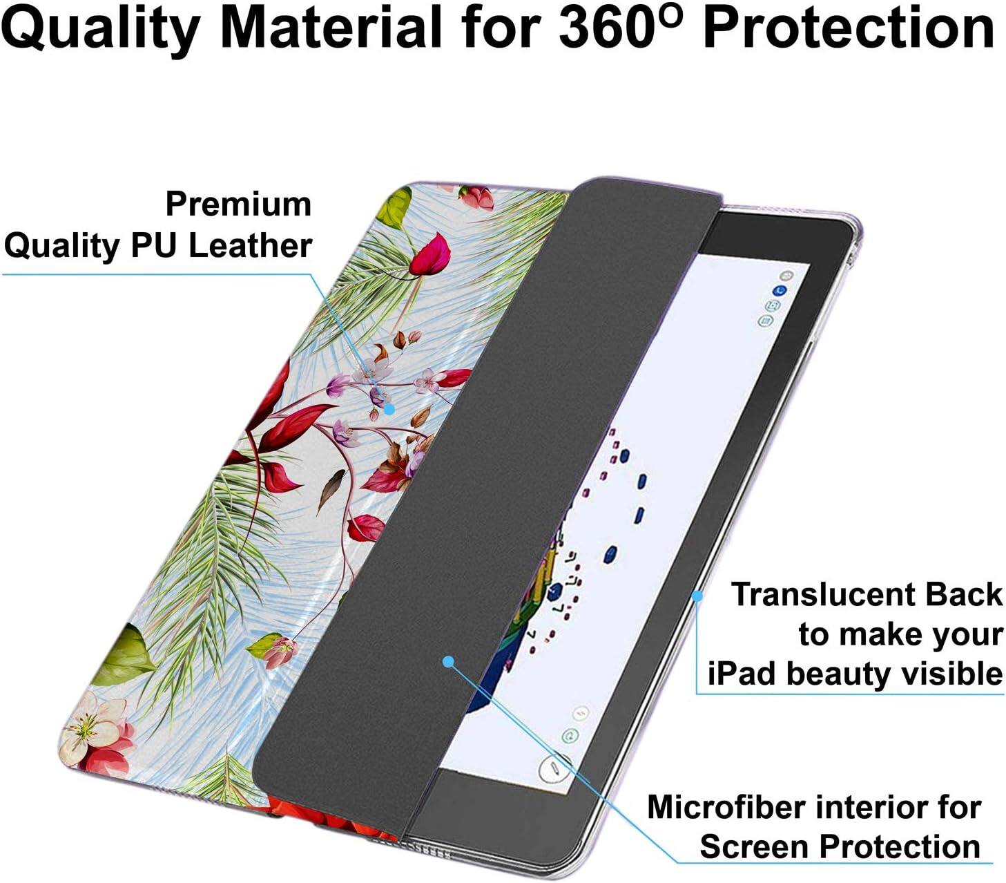 Quality Material for 360° Protection

Premium Quality PU Leather

Translucent Back to make your iPad beauty visible

Microfiber interior for Screen Protection
