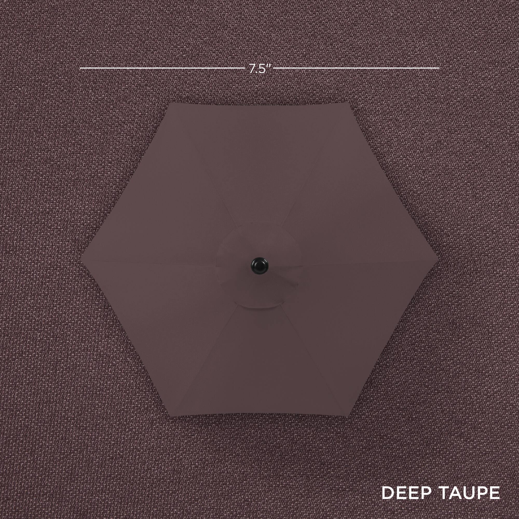 7.5" DEEP TAUPE