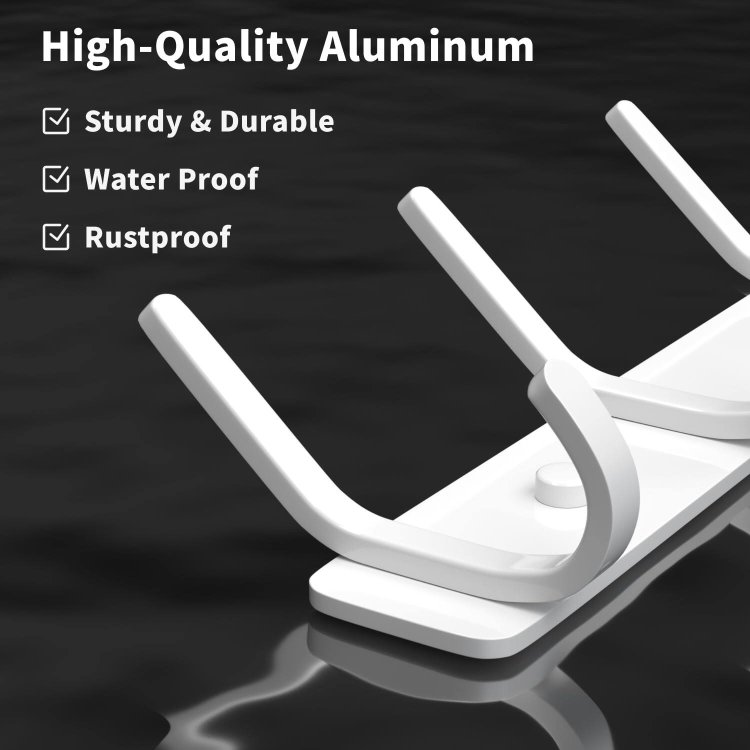 High-Quality Aluminum

- Sturdy & Durable
- Water Proof
- Rustproof