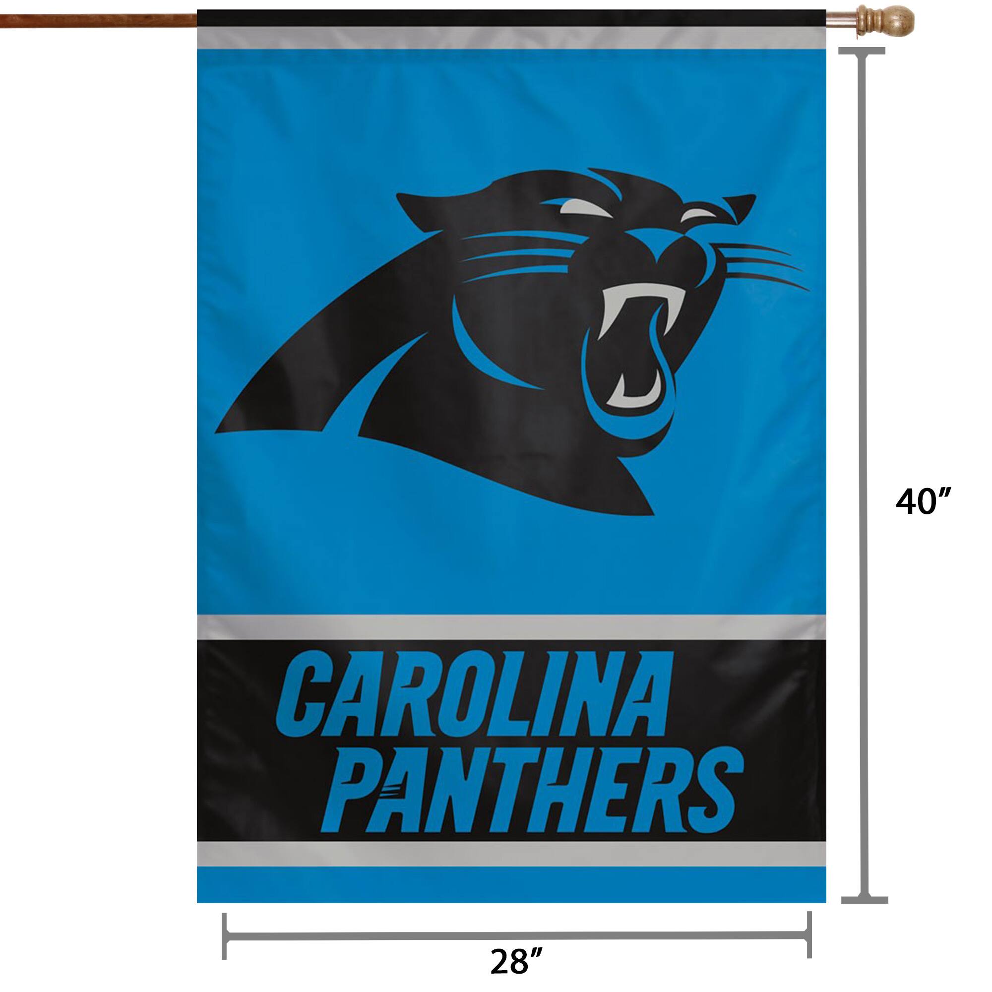 40" x 28"  
CAROLINA PANTHERS