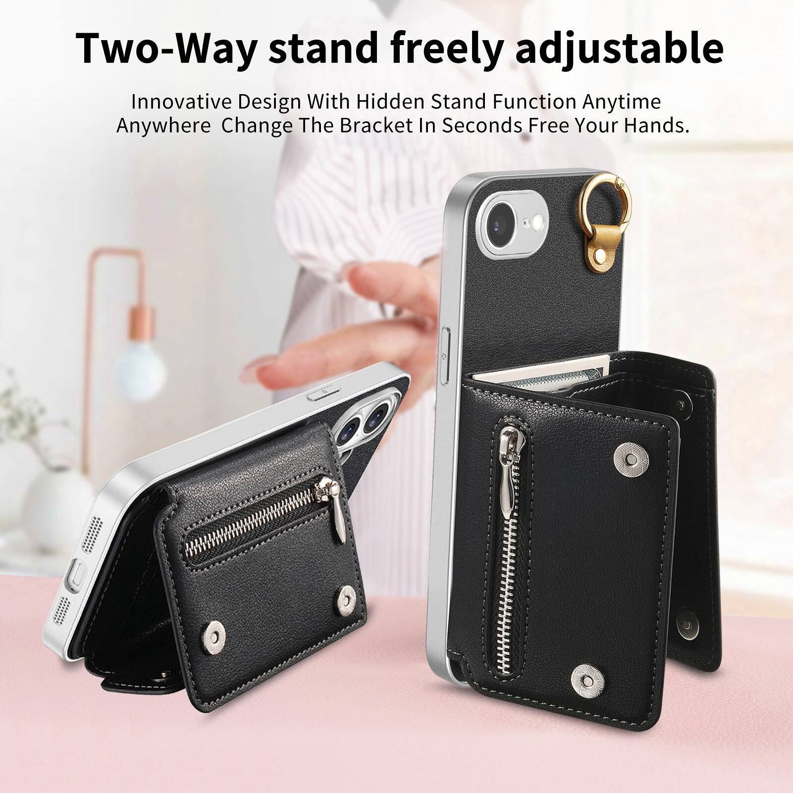 Two-Way stand freely adjustable  
Innovative Design With Hidden Stand Function Anytime Anywhere  
Change The Bracket In Seconds Free Your Hands.