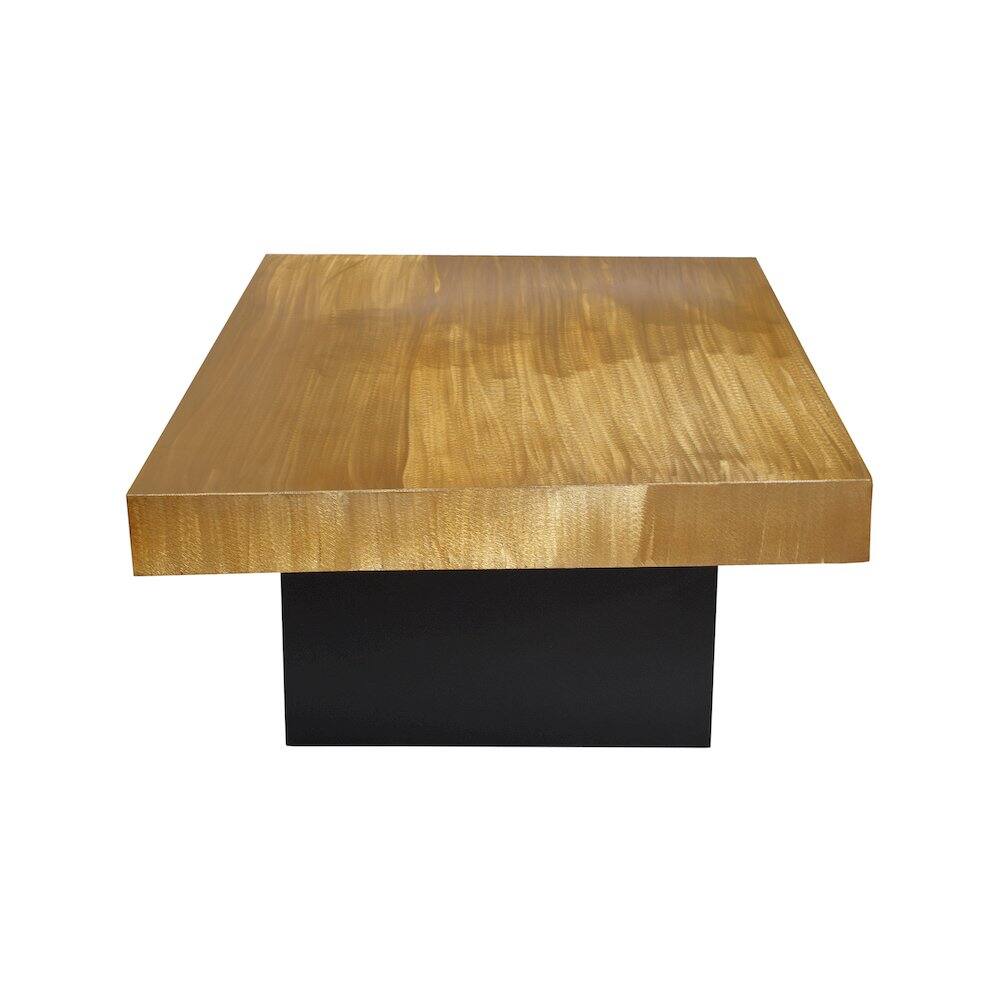 Alt View 2. Meridian Furniture - Palladium Gold Coffee Table - Gold.